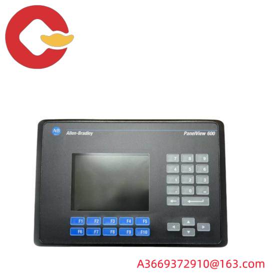 Allen-Bradley 2711-K6C16 PanelView 600 Color Keypad RS-232 (DF1) RS-232 Print AC
