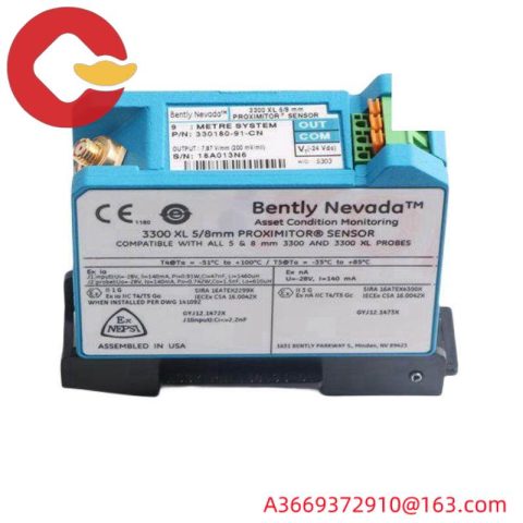 Bentley Nevada 330780-91-05 Proximity Sensor - Precise Measurement for Industrial Control