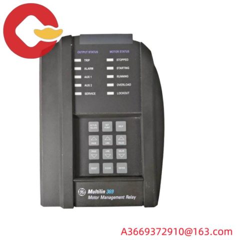 GE 369-HI-R-M-0-0: Advanced Motor Management Digital Relay, Combining Efficiency & Reliability