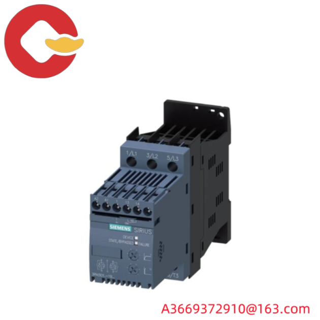 SIEMENS 3RW30 S00 6.5A 480V 110-230V Screw Motor Starter, for Industrial Applications