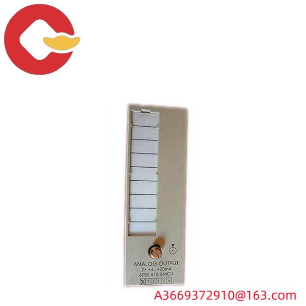 SIEMENS 6ES5470-8MC11 Analog Output Module - High-Precision Control for Industrial Automation