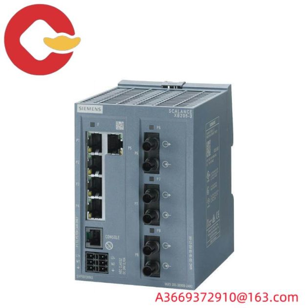 SIEMENS SCALANCE X204-2 Redundant Power Supply Switch, Essential for Seamless Factory Networks