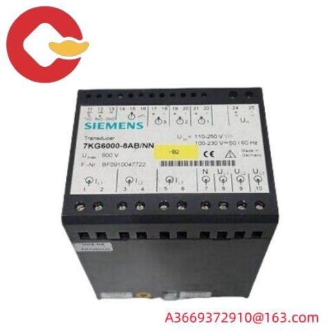Siemens 7KG6000-8AB/LL - High-Power Control Module for Industrial Automation