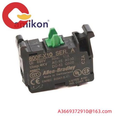 Rockwell Automation 800F-X10 Contact Block, Advanced Control Module