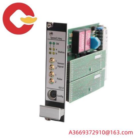 Emerson A6312 Dual Channel Speed/Key Monitor