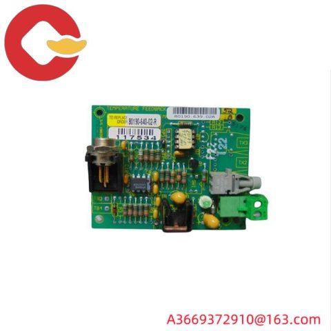ABB 80190-640-02-R Temperature Feedback Board for Industrial Control Systems