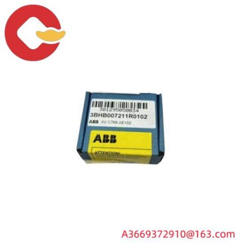 ABB 3BHB007211R0101; XVC768AE101 Control Board - Precision Automation for Industrial Control