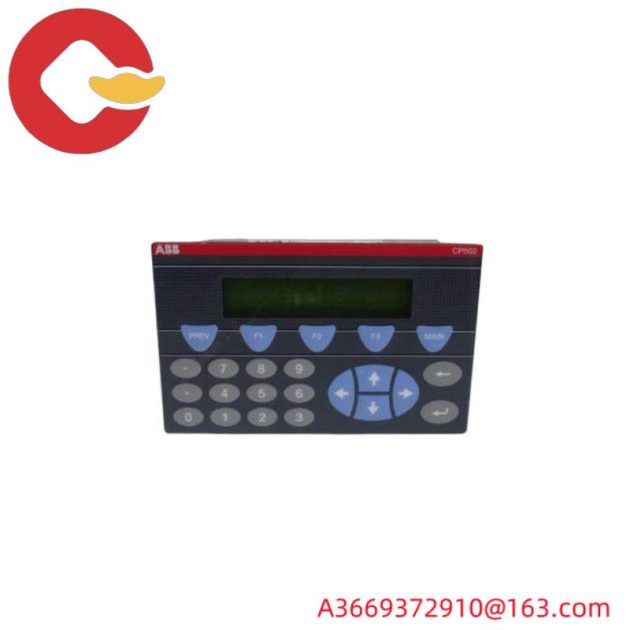 ABB CP502 - Text Display Panel, 1SBP260190R1001-A, PLC Module