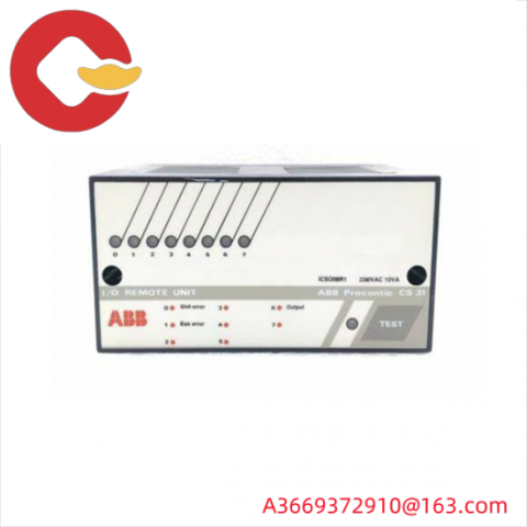 ABB ICSO08R1 Binary Input Module, 230V; Manufacturer: ABB
