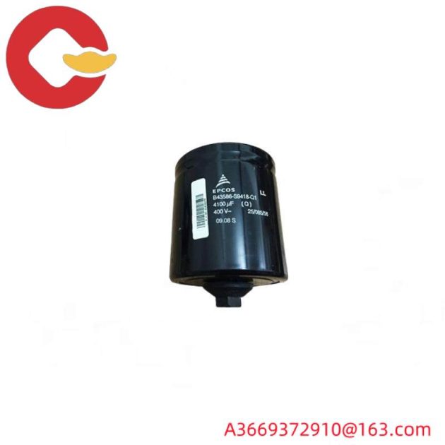 EPCOS B43586-S9418-Q1 Capacitor - High-Quality Electrolytic Capacitor for Industrial Applications