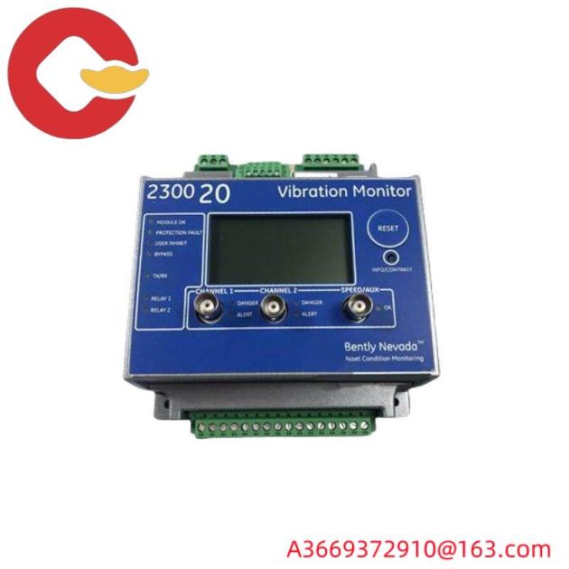 Bently Nevada 2300/20-CN: Advanced Vibration Monitoring Module for Industrial Control Systems