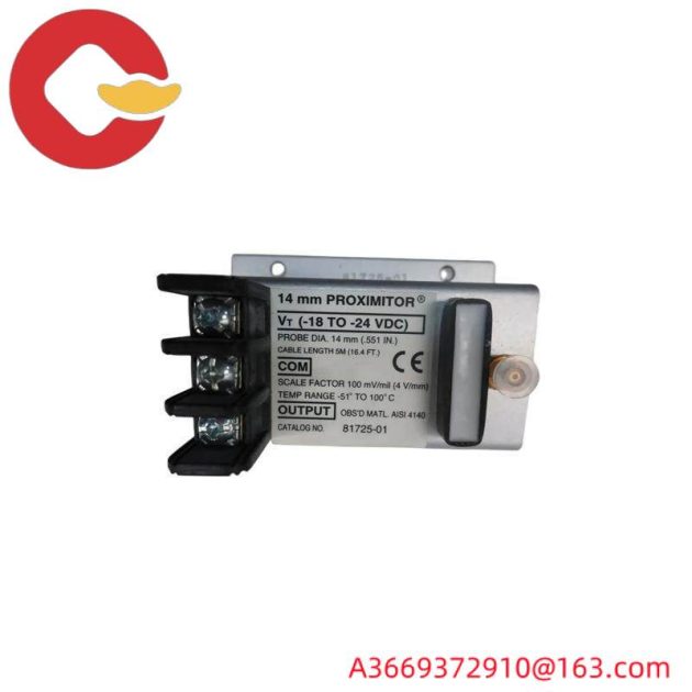 Bently Nevada 81725-02 PROXIMITOR SENSOR - Precision Control for Industrial Automation
