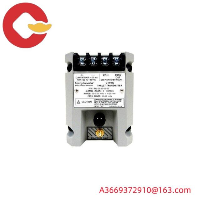 Bently Nevada 991-25-50-01-00 Thrust Transmitter - Precision Control for Industrial Applications