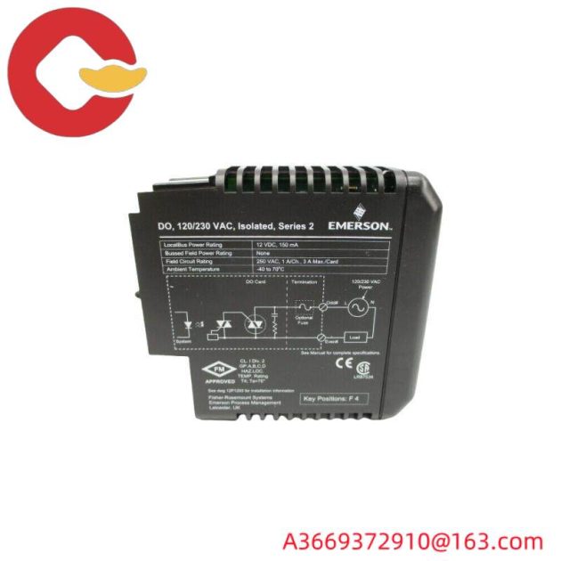 EMERSON A6370D High Precision Industrial Control Module