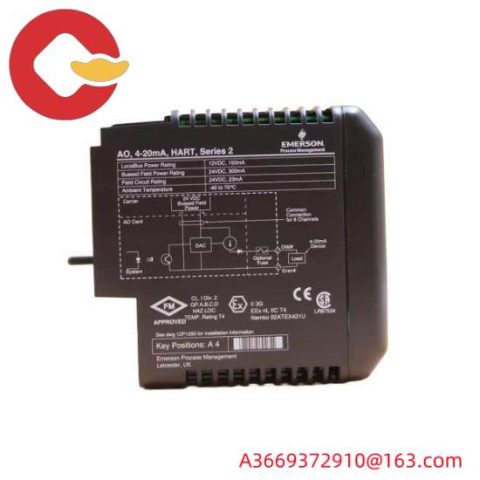 Emerson DeltaV VE4005S2B1 Analog Output Card for Industrial Control