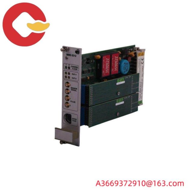 Emerson MMS6312 - Dual Channel Rotational Speed Monitor, Industrial Control Module
