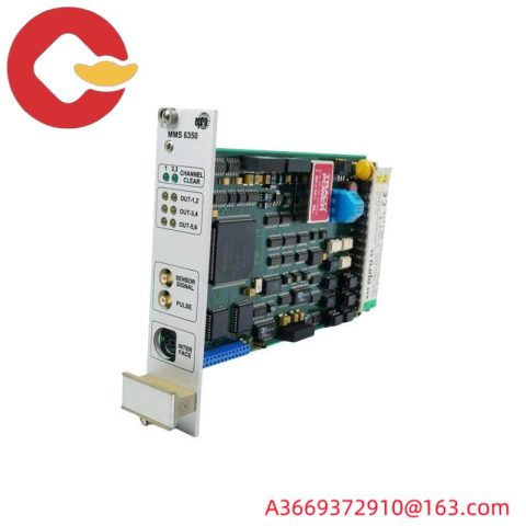 Emerson MMS6350 Digital Overspeed Protection System, designed for industrial safety and reliability