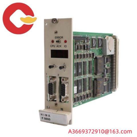 HIMA F8650 CPU Controller, Industrial Automation Control Module