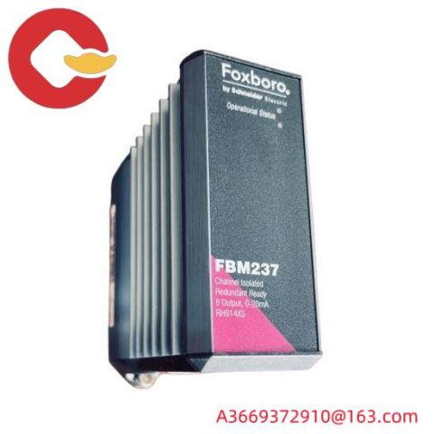 FOXBORO FBM237 RH914XS: Channel Isolated 8-Input Module for Advanced Process Control