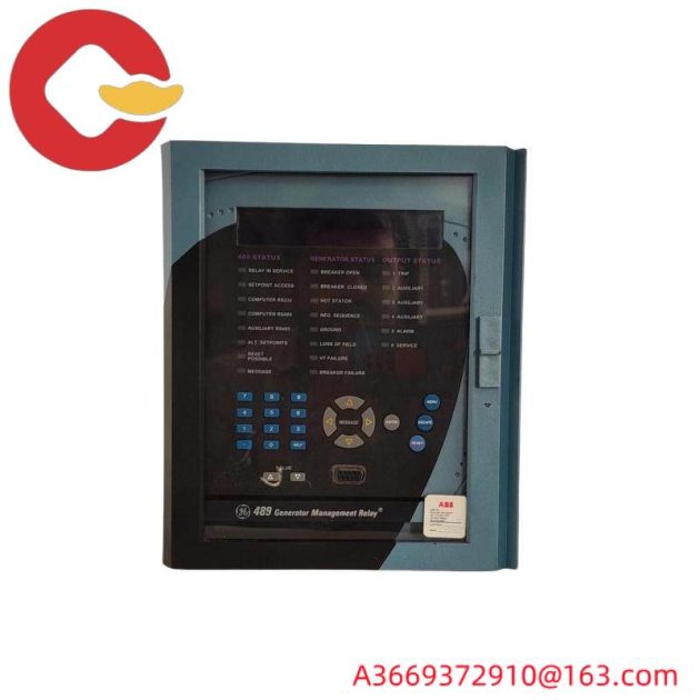 GE Multilin 489-P1-HI-A20-E-H Generator Management Relay, Industrial Control