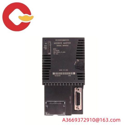 GE Fanuc IC200CMM020 Communications Module, Control System Component
