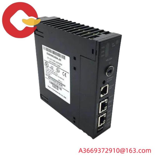 GE Industrial Automation IC693NIU004 Ethernet Network Interface Unit, 200 characters or less