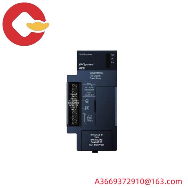 GE IC694PWR330 Power Supply Module, Industrial Control Solutions