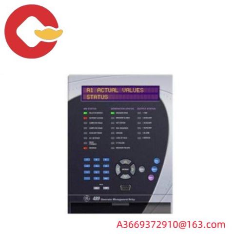 GE SR489-P5-HI-A20 - Industrial Generator Management Relay with Enhanced Display