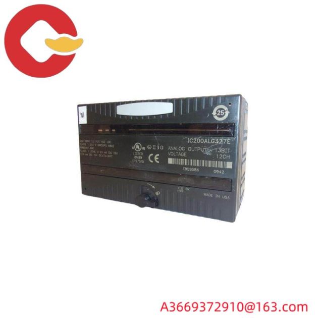 GE Fanuc IC200ALG327: High-Performance Analog Output Module for Industrial Automation