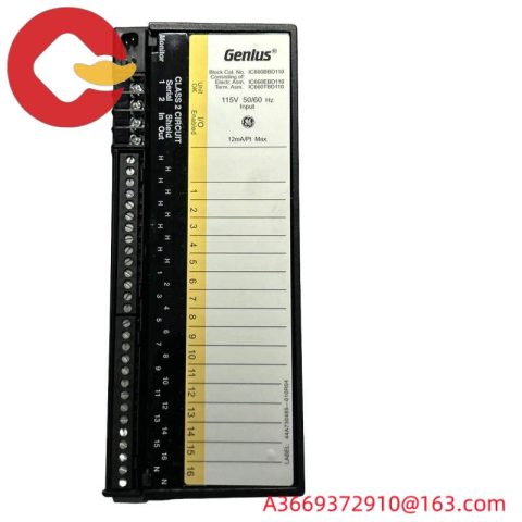 GE Industrial Control Solutions: IC660BBD110 Discrete Input Block