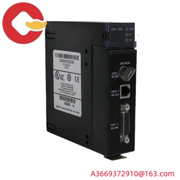 GE IC693CPU352: High-Performance Single Slot CPU Module