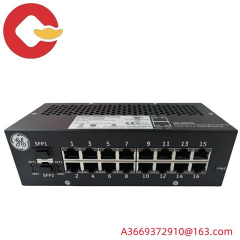 GE IS420ESWBH1A Industrial Ethernet Switch, Fiber & Copper Ports, Mark VIe Series