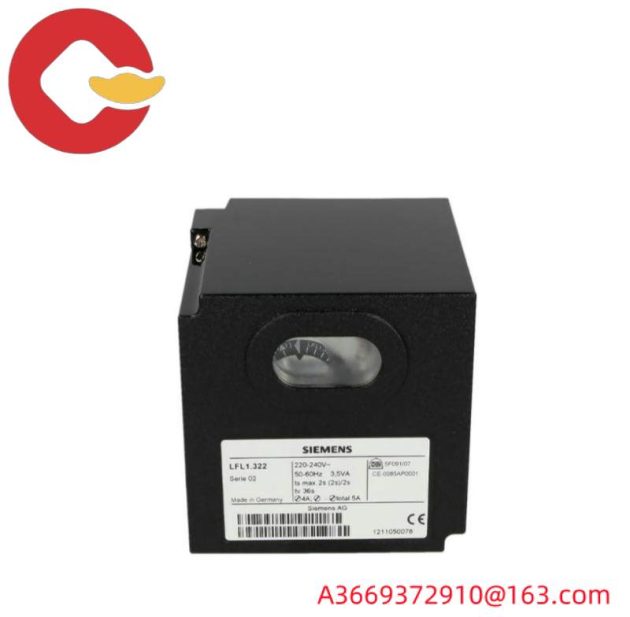 SIEMENS LFL1.322 Gas Burner Control - Advanced Flame Detection & Safety Solution