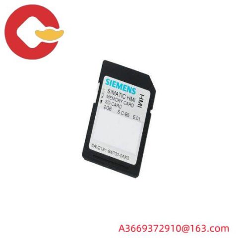 Siemens 6AV2181-8XP00-0AX0 SD Memory Card for Industrial Control, Compact & Reliable
