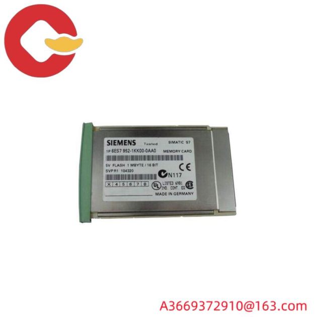 SIEMENS 6ES7952-1KK00-0AA0: High-Performance Memory Card for S7-400 Control Systems