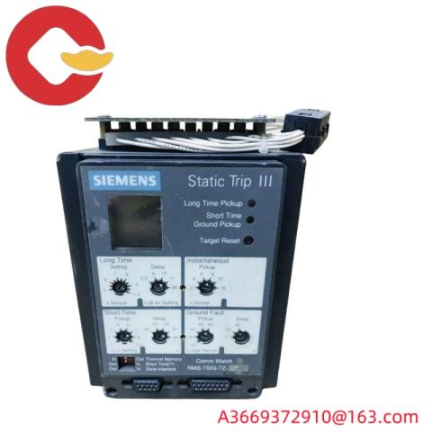 SIEMENS RMS-TSIG-TZ Static Trip Control Module, Advanced Industrial Automation Solutions