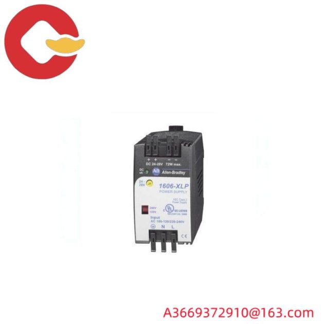 ABB AB 1606-XLP72E Power Supply Module, Industrial Control System Component