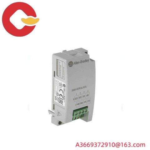 AB 2080 SERIALISOL Micro800 Isolated Serial Port Plug-In Module, Designed for Industrial Automation Solutions