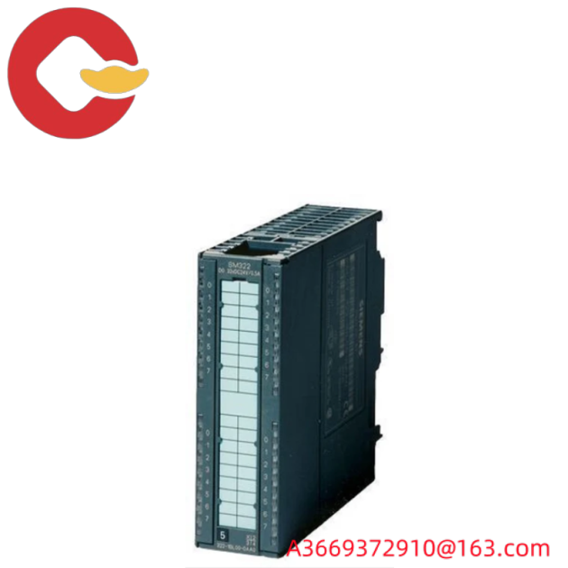 SIEMENS S7-300 SM 323 Digital Module, 8DI/8DO, Optically Isolated, 24V DC, 0.5A Aggregate Current, 2A