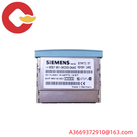 SIEMENS 6ES7951-0KD00-0AA0 S7 Memory Card: Advanced Control for Industrial Automation