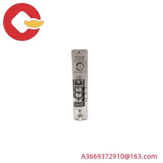 Bently Nevada 3500/15, 125840-02 - Low Voltage AC Power Input Module