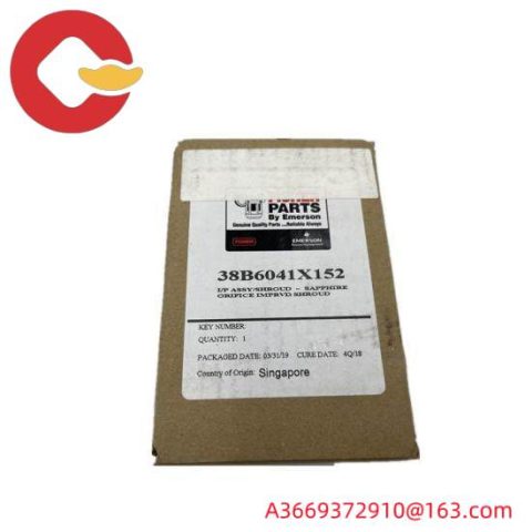 EMERSON FISHER 38B6041X152 Controller: Precision Control for Industrial Processes