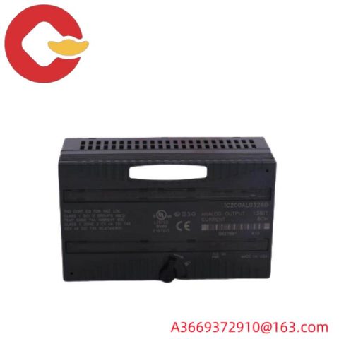 GE IC200ALG326D: High-Performance Analog Output Module for Industrial Automation