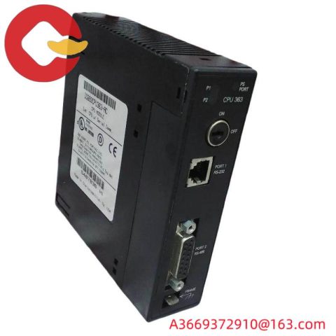 GE IC693CPU363: Advanced Single Slot CPU Module for Industrial Control Systems