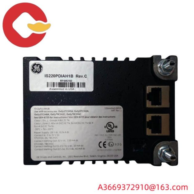 GE IS220PDIAH1B Excitation Controls - Power Generation Systems, Advanced Automation Solutions