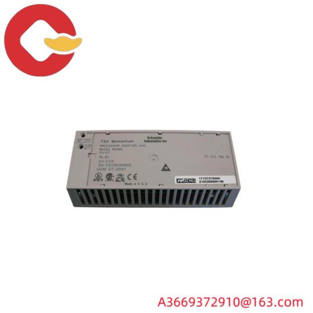 Schneider 171CCS78000 Modular Processor Adapter Module for Automation Solutions