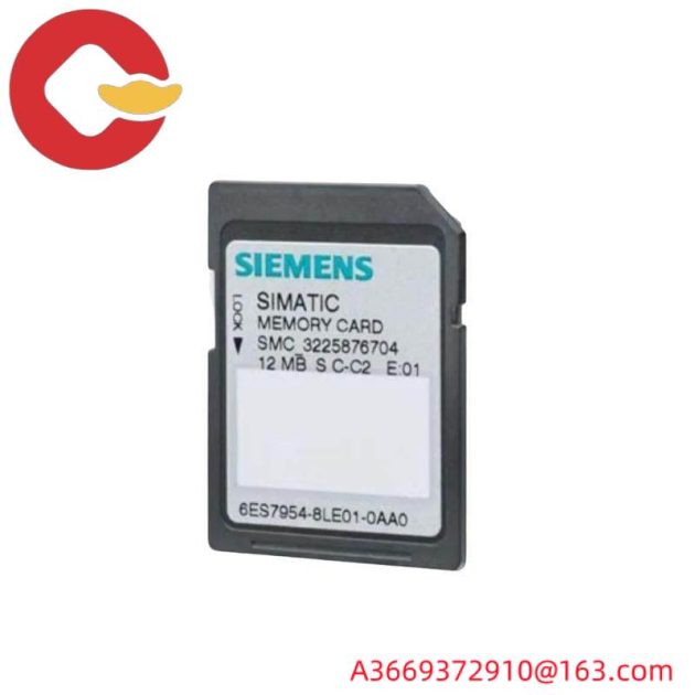 Siemens 6ES7954-8LP03-0AA0 - High-Performance Memory Card for Industrial Control Systems