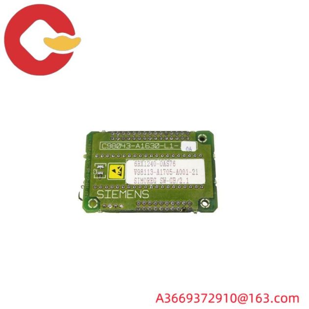 Siemens 6RX1240-0AS76 Control Module for Industrial Automation