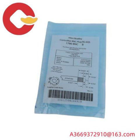 Rockwell Automation 1786-BNC/B - ControlNet Media Coaxial BNC Connector