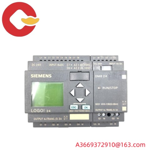 SIEMENS 6ED1-052 CC00-0BA5 LOGIC MODULE WITH DISPLAY